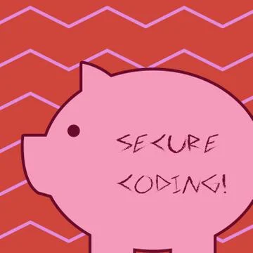 Word writing text Secure Coding. Business concept for Applied to avoid the Stockillustratie