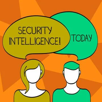 Word writing text Security Intelligence. Business concept for protecting an Stock Illustration