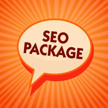 Word writing text Seo Package. Business concept for practice of search engine 스톡 일러스트