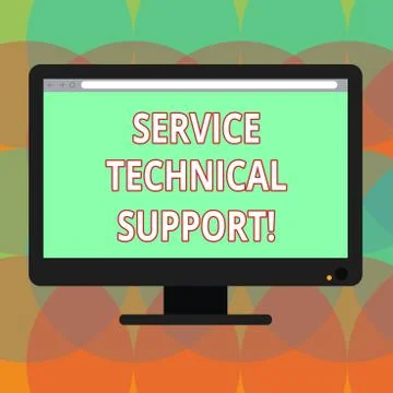 Word writing text Service Technical Support. Business concept for services that Illustrazione stock