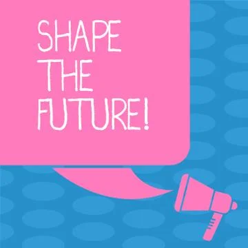 Word writing text Shape The Future. Business concept for Looking Forward to Illustrazione stock