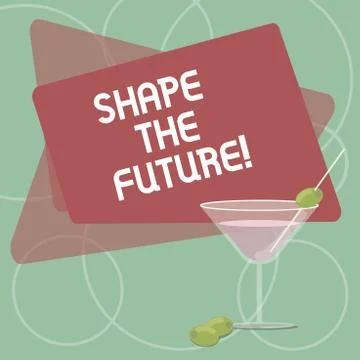 Word writing text Shape The Future. Business concept for Looking Forward to Illustrazione stock