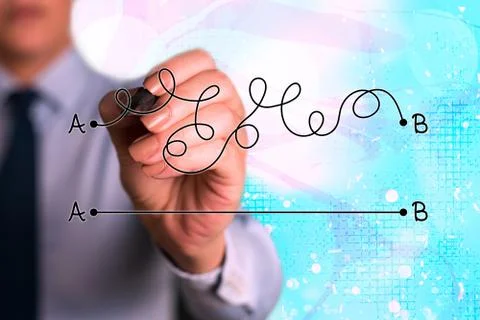 Word writing text Simplify your ideas. Business concept for Make your business Stock Photos