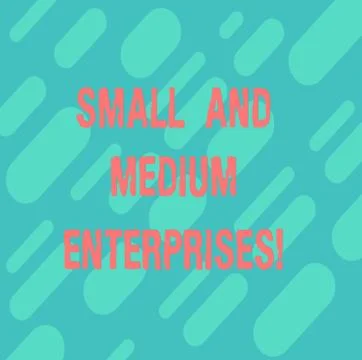 Word writing text Small And Medium Enterprises. Business concept for SME growth Ilustración de archivo