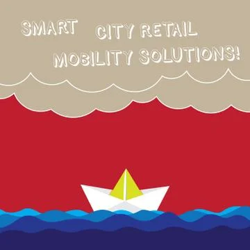 Word writing text Smart City Retail Mobility Solutions. Business concept for Stock Illustration