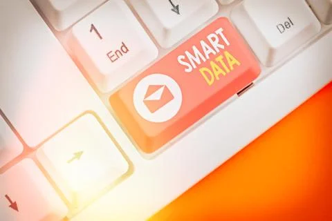 Word writing text Smart Data. Business concept for digital information that is Foto stock