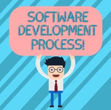 Word writing text Software Development Process. Business concept for Process of 스톡 일러스트