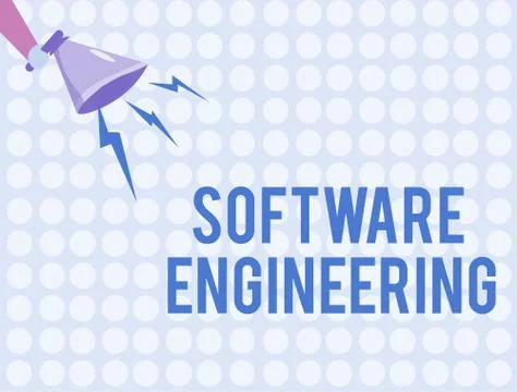 Word writing text Software Engineering. Business concept for Program Developm Stock Illustration