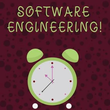 Word writing text Software Engineering. Business concept for apply engineering イラスト素材