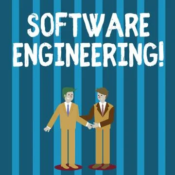 Word writing text Software Engineering. Business concept for apply engineering Stock Illustration