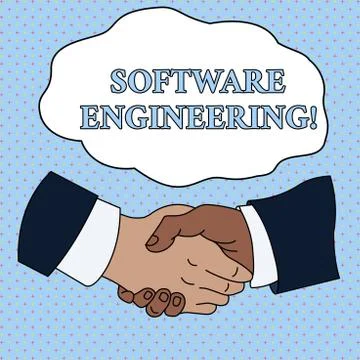 Word writing text Software Engineering. Business concept for Program Development 스톡 일러스트