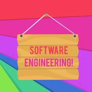 Word writing text Software Engineering. Business concept for Program Development 스톡 일러스트