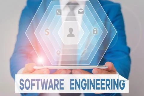 Word writing text Software Engineering. Business concept for apply engineering Foto stock