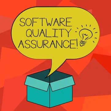 Word writing text Software Quality Assurance. Business concept for Ensuring イラスト素材