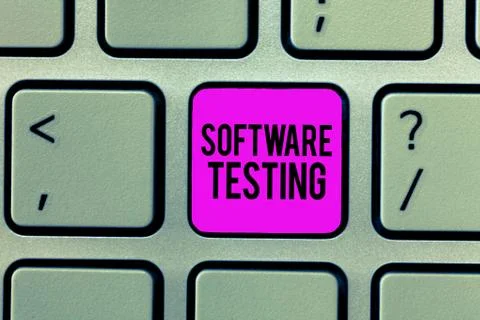 Word writing text Software Testing. Business concept for investigation provide 写真素材