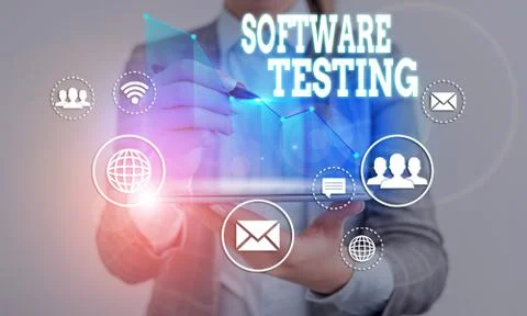 Word writing text Software Testing. Business concept for evaluate the 스톡 사진