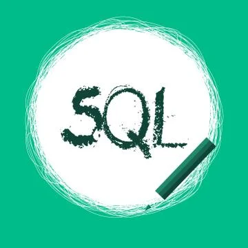 Word writing text Sql. Business concept for A standard computer language for  Illustration