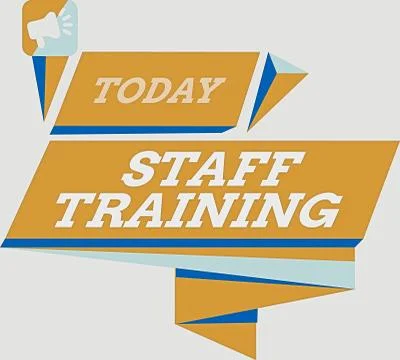 Word writing text Staff Training. Business concept for program that helps Ilustración de archivo