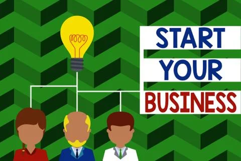 Word writing text Start Your Business. Business concept for going into a New 스톡 일러스트