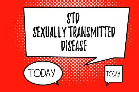 Word writing text Std Sexually Transmitted Disease. Business concept for Stock Illustration
