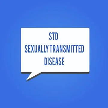 Word writing text Std Sexually Transmitted Disease. Business concept for Stock Illustration