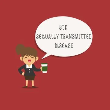 Word writing text Std Sexually Transmitted Disease. Business concept for Stock Illustration