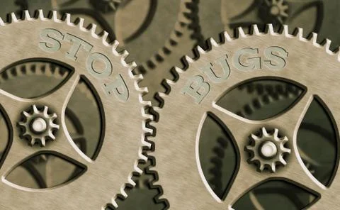 Word writing text Stop Bugs. Business concept for Get rid an insect or similar Stock Illustration