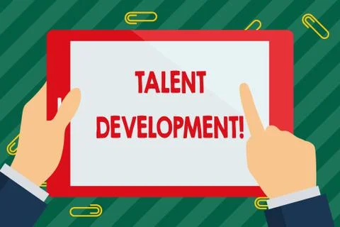 Word writing text Talent Development. Business concept for anticipation of Stock Illustration