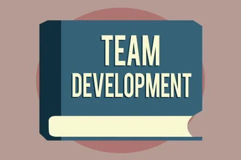 Word writing text Team Development. Business concept for learn why and how small Stock-Illustration