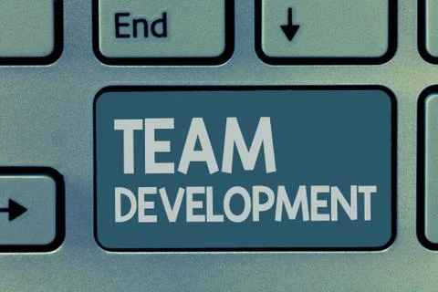 Word writing text Team Development. Business concept for learn why and how small 写真素材