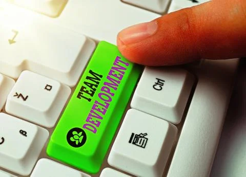 Word writing text Team Development. Business concept for learn why and how small 写真素材