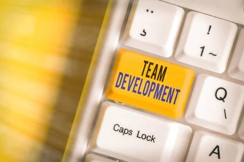 Word writing text Team Development. Business concept for learn why and how small 写真素材