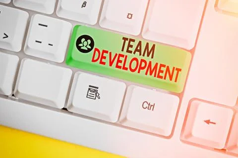 Word writing text Team Development. Business concept for learn why and how small 写真素材