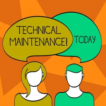 Word writing text Technical Maintenance. Business concept for Functional checks Stock Illustration