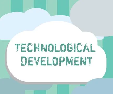 Word writing text Technological Development. Business concept for Invention or イラスト素材