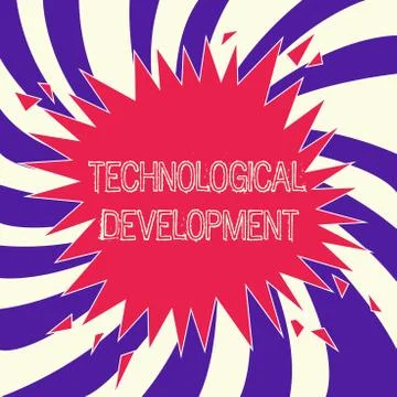 Word writing text Technological Development. Business concept for Invention or Stock Illustration