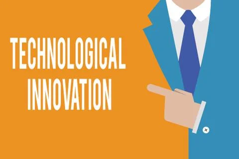 Word writing text Technological Innovation. Business concept for New Invention 库存插图