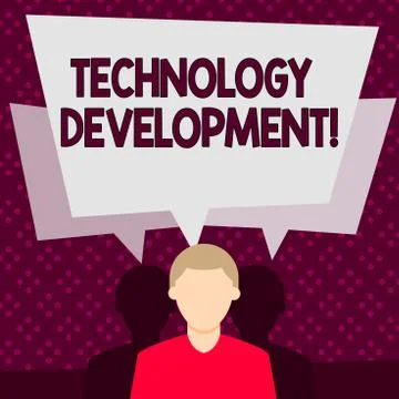 Word writing text Technology Development. Business concept for Anything in Stockillustratie