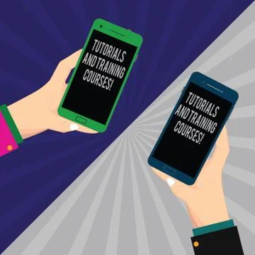 Word writing text Tutorials And Training Courses. Business concept for Learning Stockillustratie