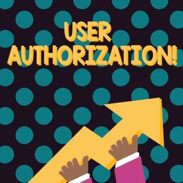 Word writing text User Authorization. Business concept for security mechanism to Stock Illustration