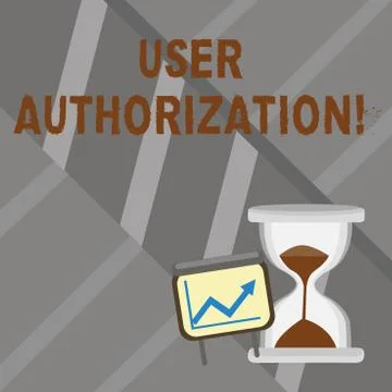 Word writing text User Authorization. Business concept for security mechanism to Stock Illustration