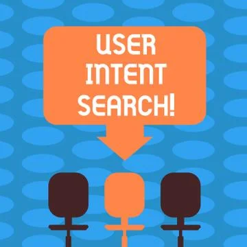 Word writing text User Intent Search. Business concept for what demonstrating Stock-Illustration