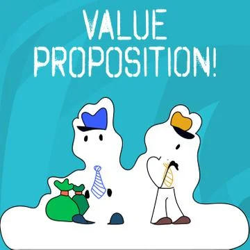 Word writing text Value Proposition. Business concept for innovation service Stock Illustration