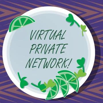 Word writing text Virtual Private Network. Business concept for network that is Stock Illustration
