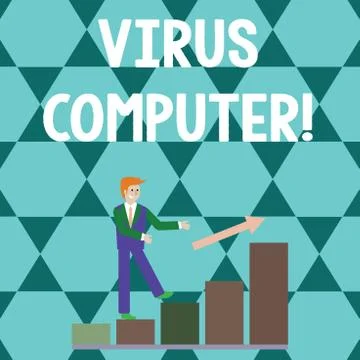 Word writing text Virus Computer. Business concept for Malicious software Stock Illustration