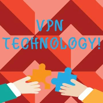 Word writing text Vpn Technology. Business concept for programming that creates Stockillustratie