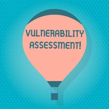 Word writing text Vulnerability Assessment. Business concept for defining ide Ilustración de archivo