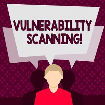Word writing text Vulnerability Scanning. Business concept for Check of the Stock Illustration