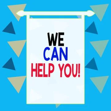 Word writing text We Can Help You. Business concept for offering good assistance イラスト素材