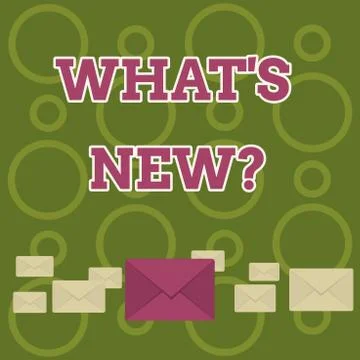 Word writing text What S New Question. Business concept for you ask someone a Ilustración de archivo